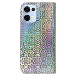 For Oppo Reno13 5G (Global) Stand Case Dazzling Flower Leather Phone Cover
