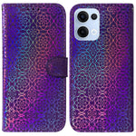 For Oppo Reno13 5G (Global) Stand Case Dazzling Flower Leather Phone Cover