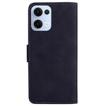 For Oppo Reno13 5G (Global) Case Solid Color Leather Wallet Phone Cover