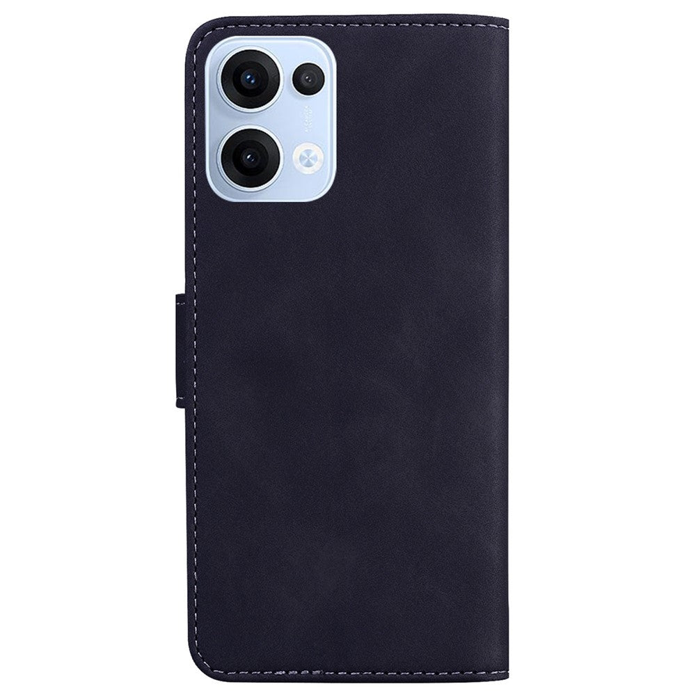 For Oppo Reno13 5G (Global) Case Solid Color Leather Wallet Phone Cover