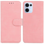 For Oppo Reno13 5G (Global) Case Solid Color Leather Wallet Phone Cover