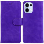 For Oppo Reno13 5G (Global) Case Solid Color Leather Wallet Phone Cover
