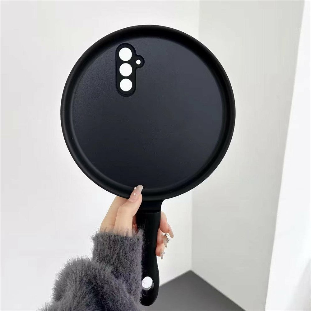 For Samsung Galaxy S25 Case Shockproof TPU + PC Phone Cover Novelty Frying Pan Design