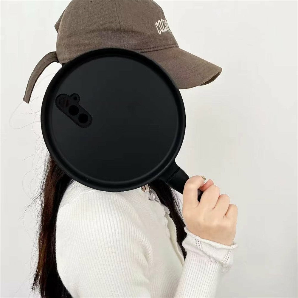 For Samsung Galaxy S25 Case Shockproof TPU + PC Phone Cover Novelty Frying Pan Design