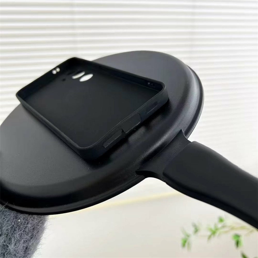 For Samsung Galaxy S25 Case Shockproof TPU + PC Phone Cover Novelty Frying Pan Design