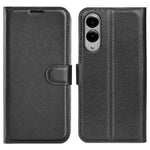 For Samsung Galaxy S25 Edge Case Litchi Texture Shockproof Leather Wallet Phone Cover