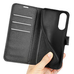 For Samsung Galaxy S25 Edge Case Litchi Texture Shockproof Leather Wallet Phone Cover