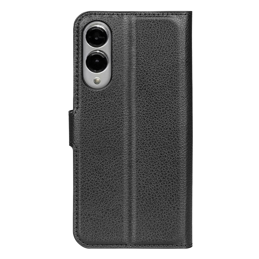 For Samsung Galaxy S25 Edge Case Litchi Texture Shockproof Leather Wallet Phone Cover