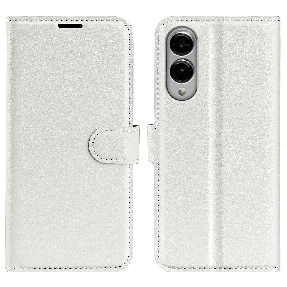For Samsung Galaxy S25 Edge Case Litchi Texture Shockproof Leather Wallet Phone Cover