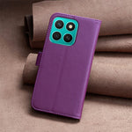 BINFEN COLOR BF17 For Honor X8c 4G Case Wallet Folio Flip Leather Cover