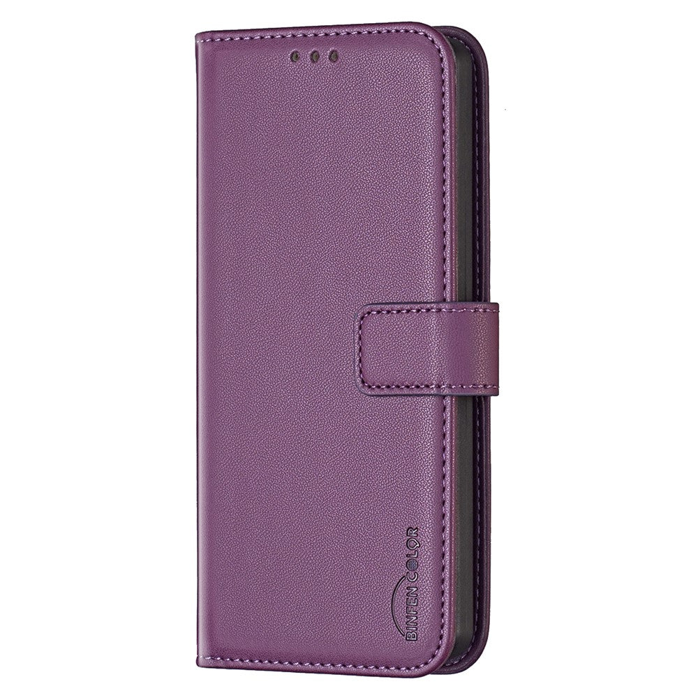 BINFEN COLOR BF17 For Honor X8c 4G Case Wallet Folio Flip Leather Cover