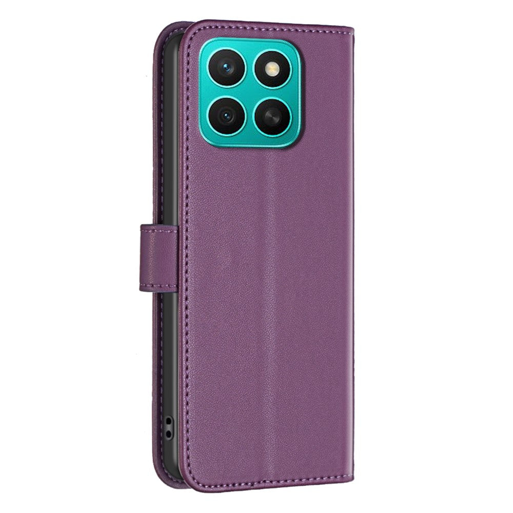 BINFEN COLOR BF17 For Honor X8c 4G Case Wallet Folio Flip Leather Cover
