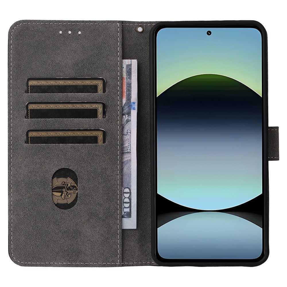 For Xiaomi Redmi Note 14 4G (164.84mm) Case Wallet RFID Blocking PU Leather Cover Viewing Stand