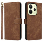 For Xiaomi Redmi Note 14 4G (163.25mm) Case Wallet RFID Blocking PU Leather Cover Viewing Stand