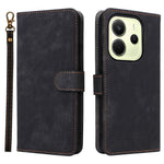 For Xiaomi Redmi Note 14 4G (163.25mm) Case Wallet RFID Blocking PU Leather Cover Viewing Stand