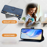 For Xiaomi Redmi Note 14 4G (163.25mm) Case Zipper Pocket Multiple Card Slots Leather Phone Cover