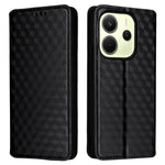 For Xiaomi Redmi Note 14 4G (163.25mm) Case Wallet Rhombus Imprinted Leather Phone Cover
