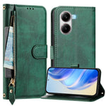 For Xiaomi Poco X7 Pro 5G Case Zipper Pocket Multiple Card Slots Leather Phone Cover