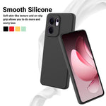 For Oppo Reno13 F 5G (Reno 13 FS 5G) / 4G Liquid Silicone Case Phone Back Cover with Hand Strap