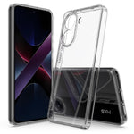 For Xiaomi Poco X7 Pro 5G Clear Phone Case TPU+Acrylic Shockproof Phone Back Cover