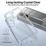 For Xiaomi Poco X7 Pro 5G Clear Phone Case TPU+Acrylic Shockproof Phone Back Cover