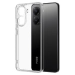 For Xiaomi Poco X7 Pro 5G Clear Phone Case TPU+Acrylic Shockproof Phone Back Cover