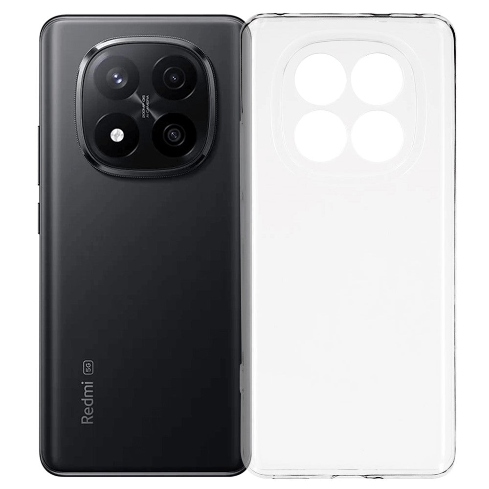 UNITHIN For Xiaomi Redmi Note 14 Pro+ 5G Case Ultra Thin 0.7mm Clear TPU Anti Drop Phone Cover Precise Cutouts