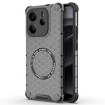 For Xiaomi Redmi Note 14 4G (163.25mm) Magnetic Case Honeycomb Design TPU + PC Phone Cover