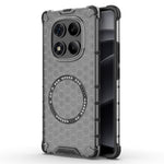 For Xiaomi Redmi Note 14 Pro 4G Magnetic Case Honeycomb Design TPU + PC Phone Cover