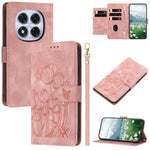 For Xiaomi Redmi Note 14 Pro+ 5G Tulip Leather Case Phone Cover with 5 Card Slots Wallet