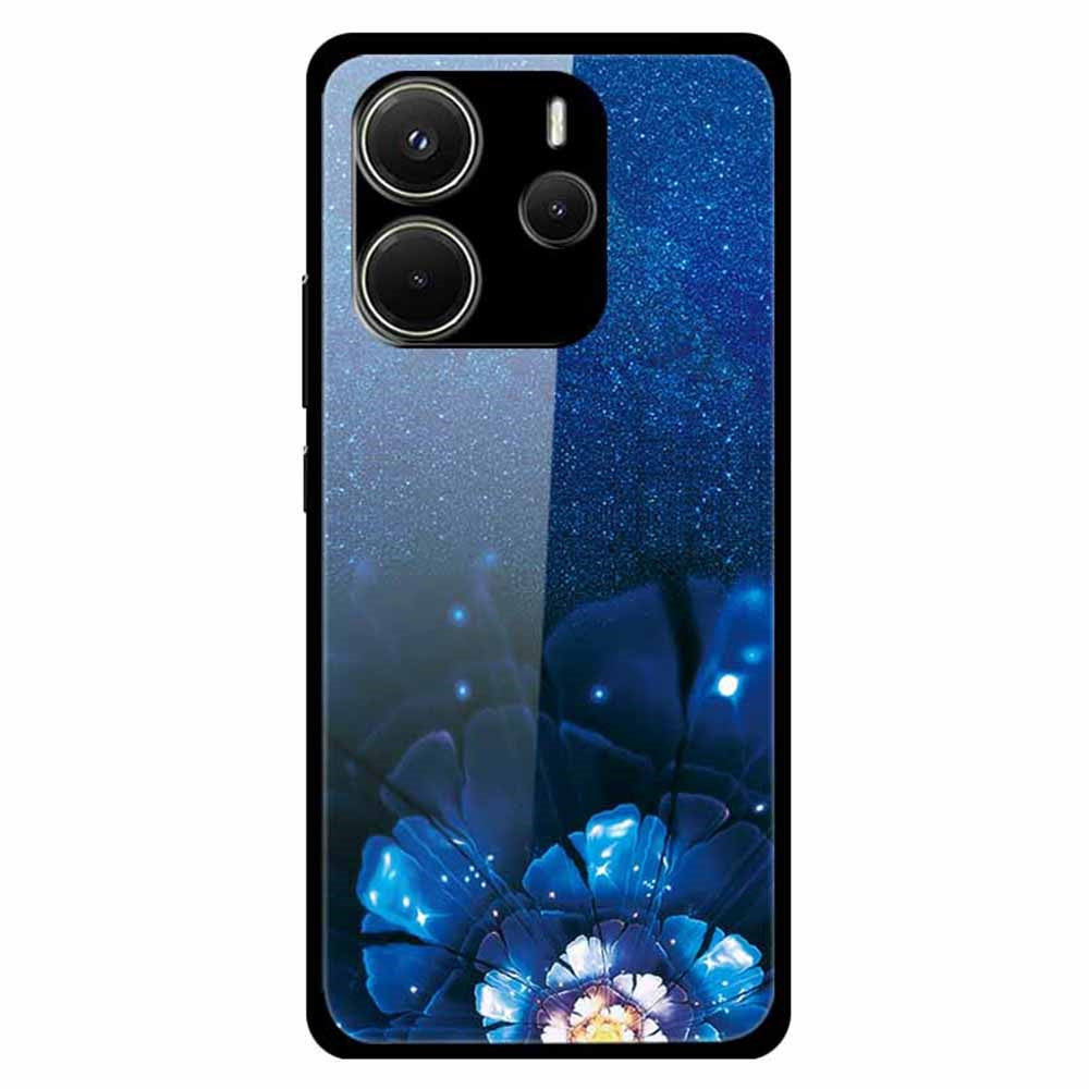 For Xiaomi Redmi Note 14 4G (163.25mm) Case Anti Drop PC + Tempered Glass + TPU Phone Cover Pattern Printing