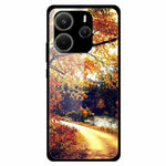 For Xiaomi Redmi Note 14 4G (163.25mm) Case Anti Drop PC + Tempered Glass + TPU Phone Cover Pattern Printing