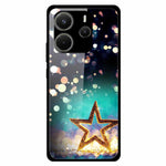 For Xiaomi Redmi Note 14 4G (163.25mm) Case Anti Drop PC + Tempered Glass + TPU Phone Cover Pattern Printing