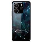 For Xiaomi Redmi Note 14 4G (163.25mm) Case Pattern Printed Tempered Glass Phone Cover