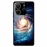 For Xiaomi Redmi Note 14 4G (163.25mm) Case Pattern Printed Tempered Glass Phone Cover