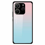 For Xiaomi Redmi Note 14 4G (163.25mm) Case Pattern Print Tempered Glass + TPU Phone Back Cover