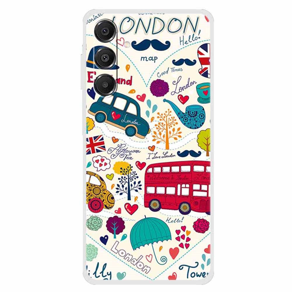 Til Samsung Galaxy A16 5G / 4G Cover TPU Mønstertryk Anti-fald Telefoncover