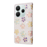 For Xiaomi Redmi Note 14 5G Case RFID Blocking Flower Leather Phone Cover