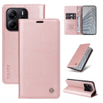 YIKATU For Xiaomi Redmi Note 14 4G (164.84mm) Phone Cases  Magnetic Closure PU Leather Mobile Cover