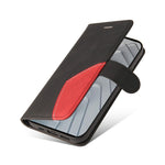 For Xiaomi Redmi Note 14 4G (164.84mm) Leather Phone Case Stand Wallet with Bi-colour Splicing Design