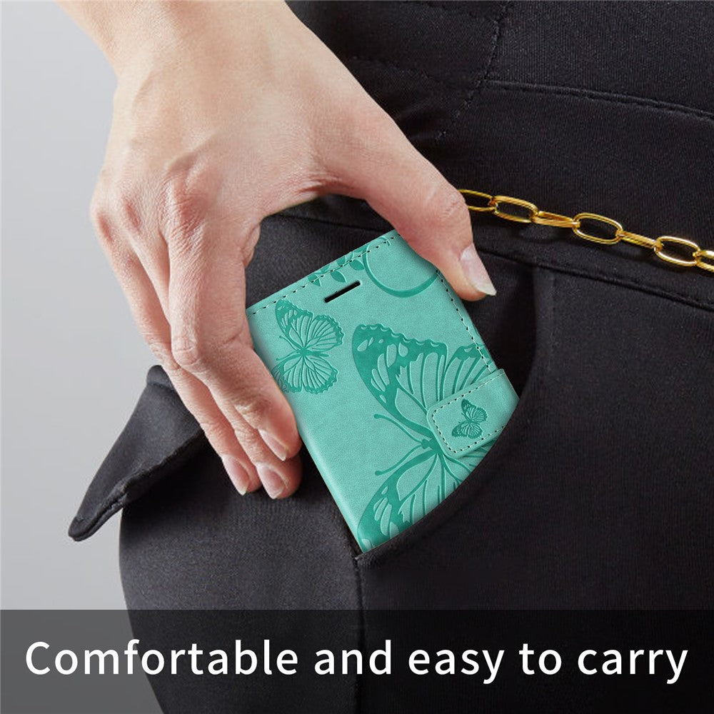 For Xiaomi Redmi Note 14 4G (164.84mm) Wallet Case Floral Butterfly Imprinted Leather Phone Cover Stand