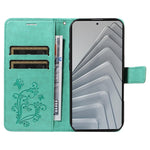 For Xiaomi Redmi Note 14 4G (164.84mm) Wallet Case Floral Butterfly Imprinted Leather Phone Cover Stand