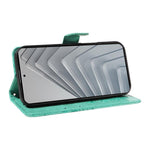 For Xiaomi Redmi Note 14 4G (164.84mm) Wallet Case Floral Butterfly Imprinted Leather Phone Cover Stand
