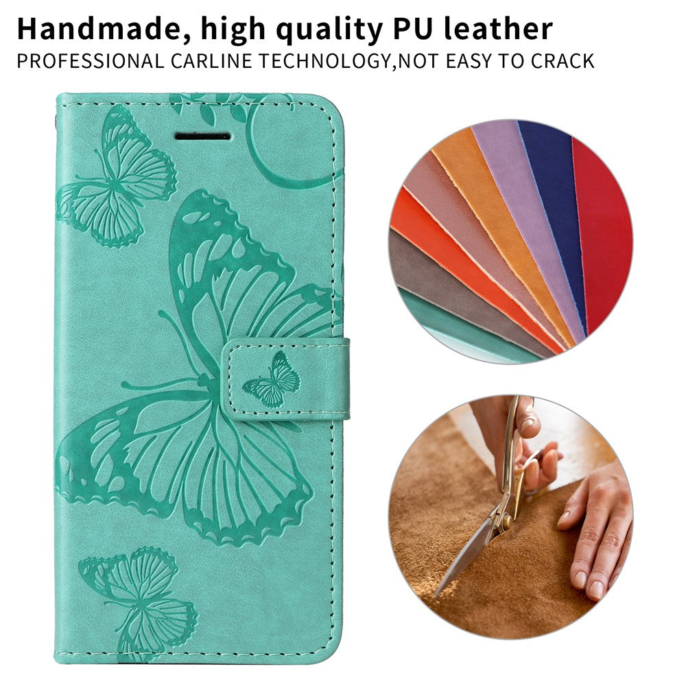 For Xiaomi Redmi Note 14 4G (164.84mm) Wallet Case Floral Butterfly Imprinted Leather Phone Cover Stand