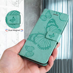 For Xiaomi Redmi Note 14 4G (164.84mm) Wallet Case Floral Butterfly Imprinted Leather Phone Cover Stand