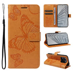 Xiaomi Redmi Note 14 4G (164.84mm) Plånboksfodral Läderfodral med Blommigt Fjärilstryck, Stativ