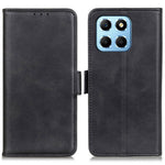 For Honor X8 5G PU Leather Side Magnetic Clasp Phone Case Wallet Stand Anti-scratch Protective Cell Phone Cover