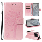 For Xiaomi Redmi Note 14 4G (164.84mm) Phone Case with Stand Cat Tree Pattern Leather Wallet Mobile Cover