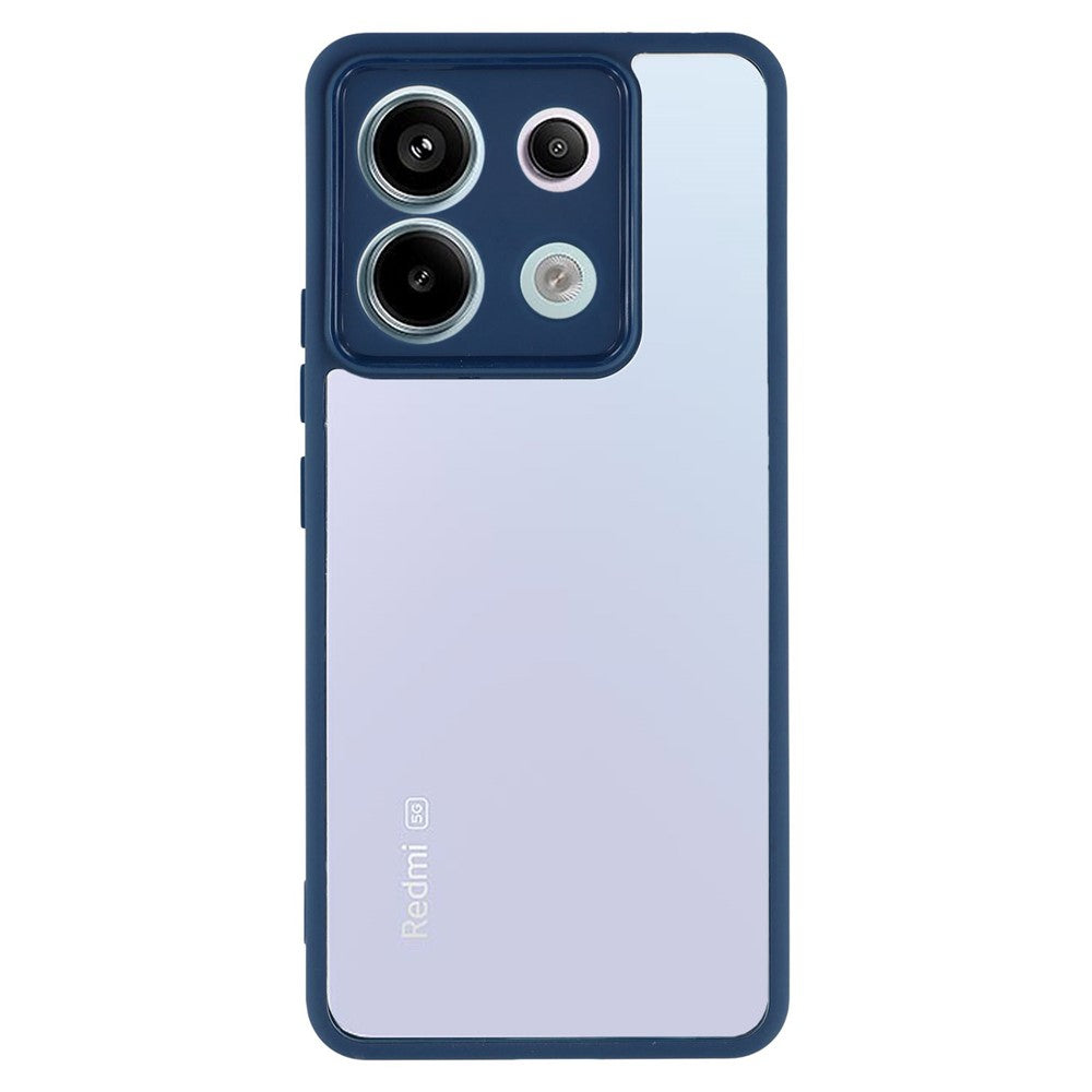 For Xiaomi Redmi Note 13 Pro 5G / Poco X6 5G Phone Case TPU + Acrylic Clear Back Cover