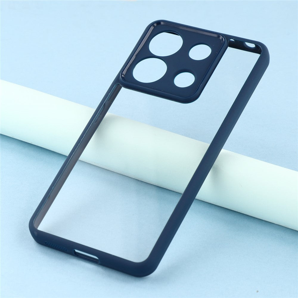 For Xiaomi Redmi Note 13 Pro 5G / Poco X6 5G Phone Case TPU + Acrylic Clear Back Cover